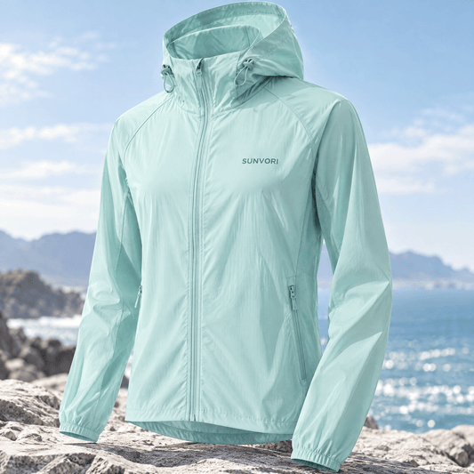 Sunvori UPF 50+ Sun Protection Jacket – Mint Green