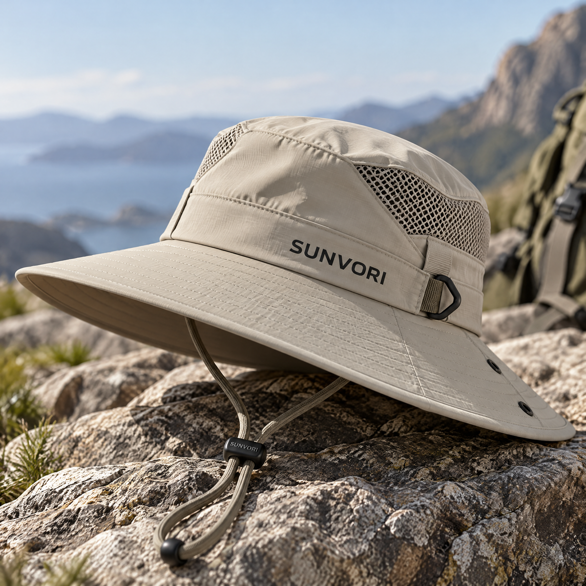 Sunvori UPF 50+ Bucket Sun Hat – Khaki