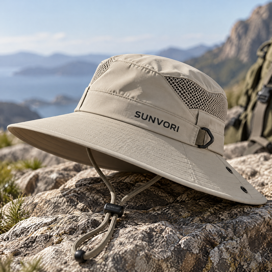 Sunvori UPF 50+ Bucket Sun Hat – Khaki