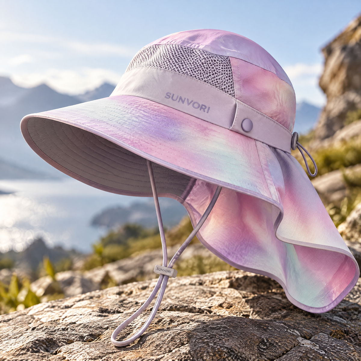 Sunvori UPF 50+ Sun Hat – Iridescent Pink