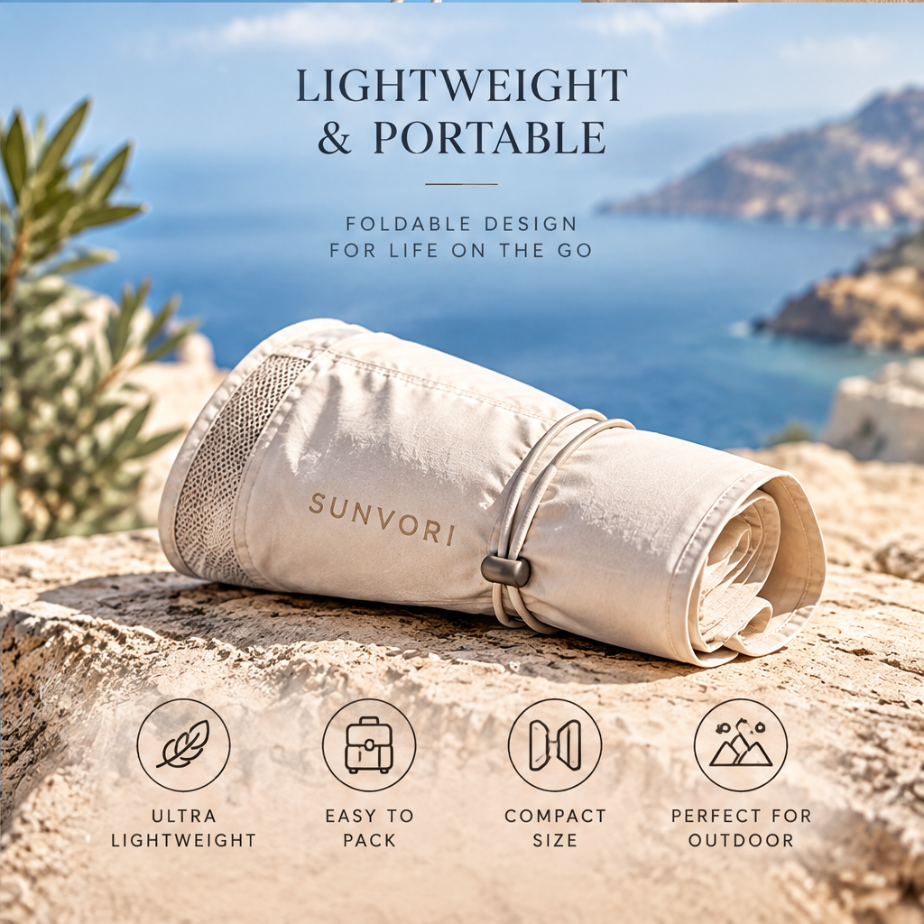 Sunvori UPF 50+ Outdoor Sun Hat – Off White