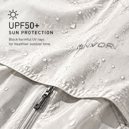 Sunvori UPF 50+ Sun Protection Jacket – White