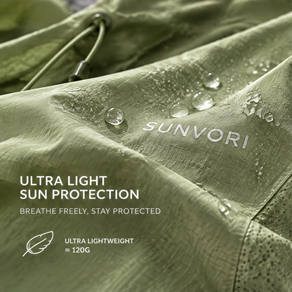 Sunvori UPF 50+ Sun Protection Jacket – Forest Green