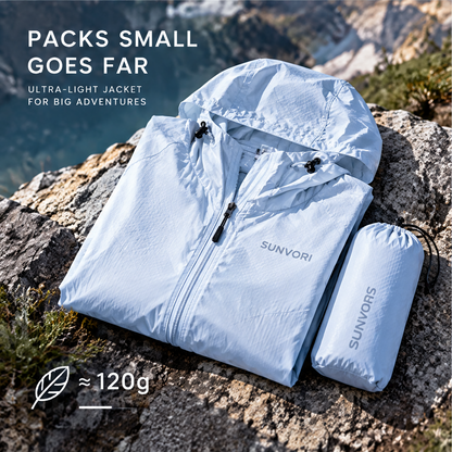 Sunvori UPF 50+ Sun Protection Jacket – Ice Blue