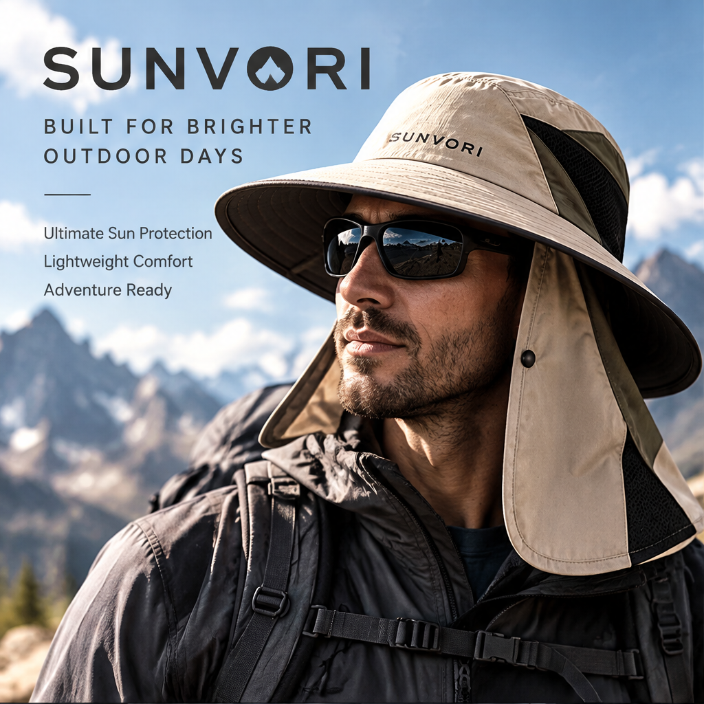 Sunvori UPF 50+ Outdoor Sun Hat – Beige