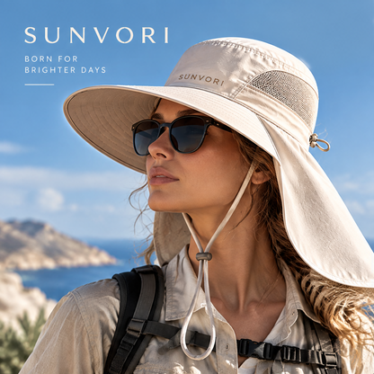 Sunvori UPF 50+ Outdoor Sun Hat – Off White